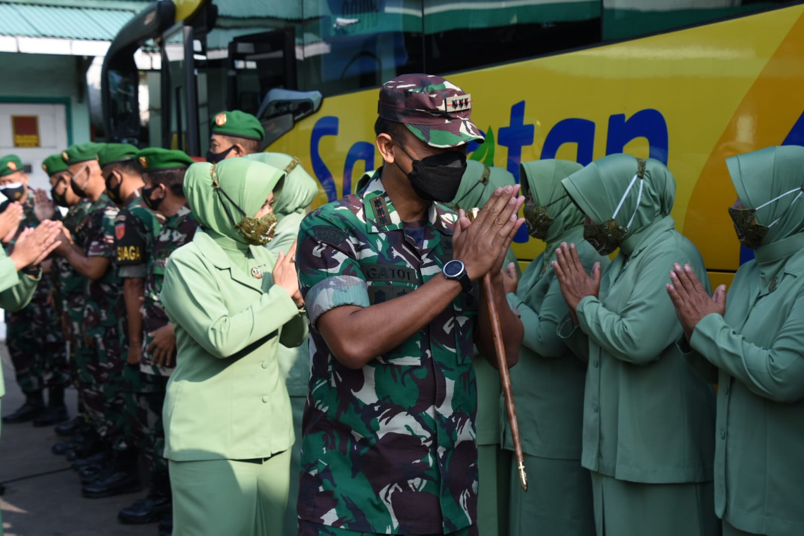 Danrem 073/Makutarama Kunjungan Kerja, Sekaligus Pamitan Di Kodim 0716/Demak